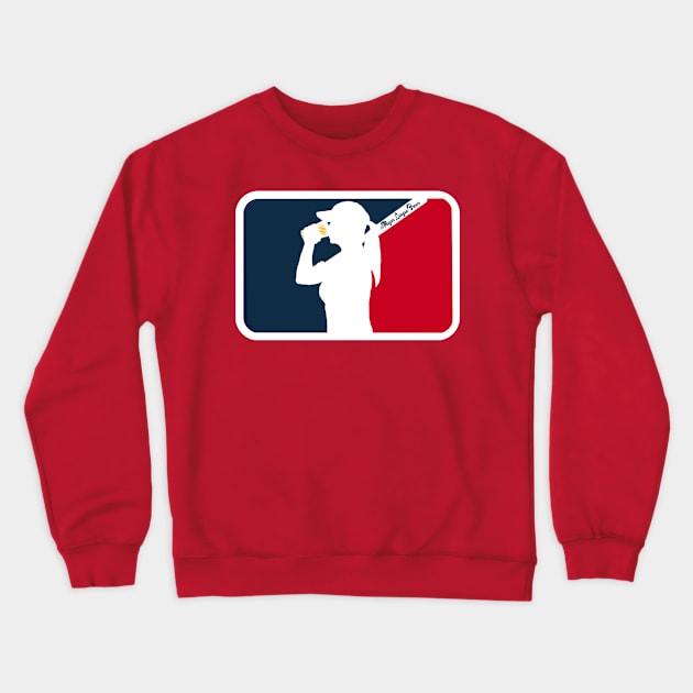 Women Major League Brews Crewneck Sweatshirt by Major League Brews 